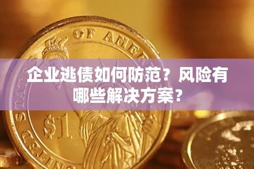 北京企业逃债如何防范？风险有哪些解决方案？