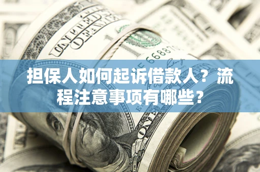 北京担保人如何起诉借款人？流程注意事项有哪些？